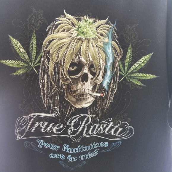 Black Graphic Men's Shirt. C28 - Picture 6 of 11